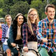 Image for article titled Nation Spends Romantic Date On 330-Million-Person Tandem Bike
